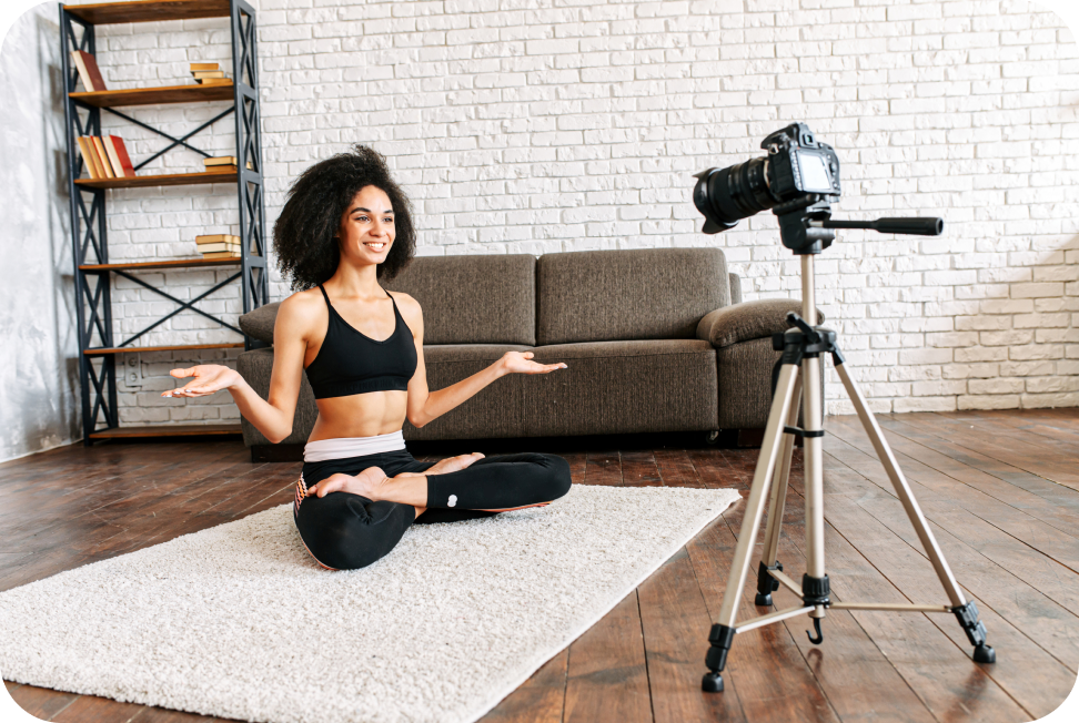 virtual fitness instructor